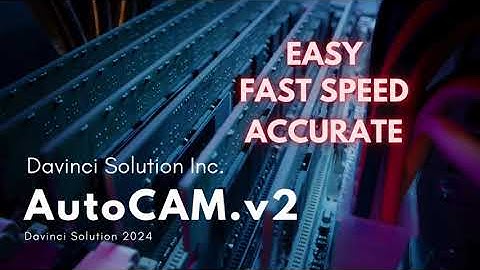 AutoCAM.v2 using CAM 350 Demo Video | 90 min to 12 min Fast CAM Process