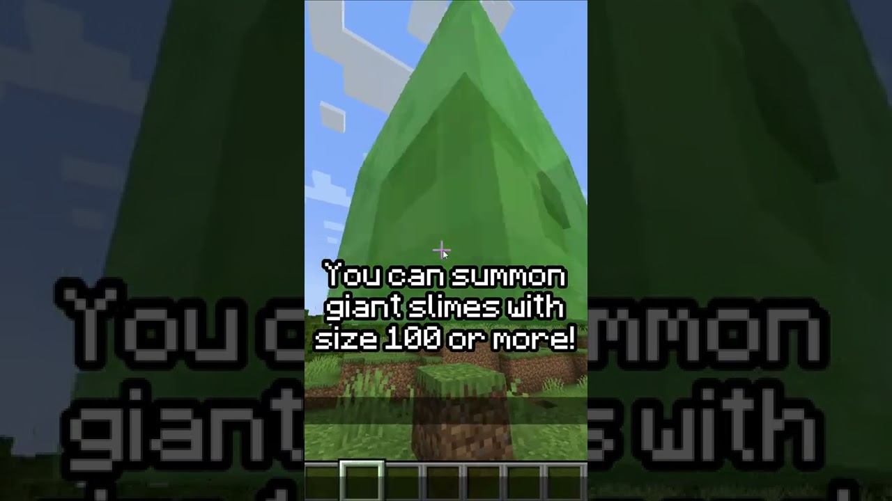 How to Make A GIANT Slime In Minecraft
