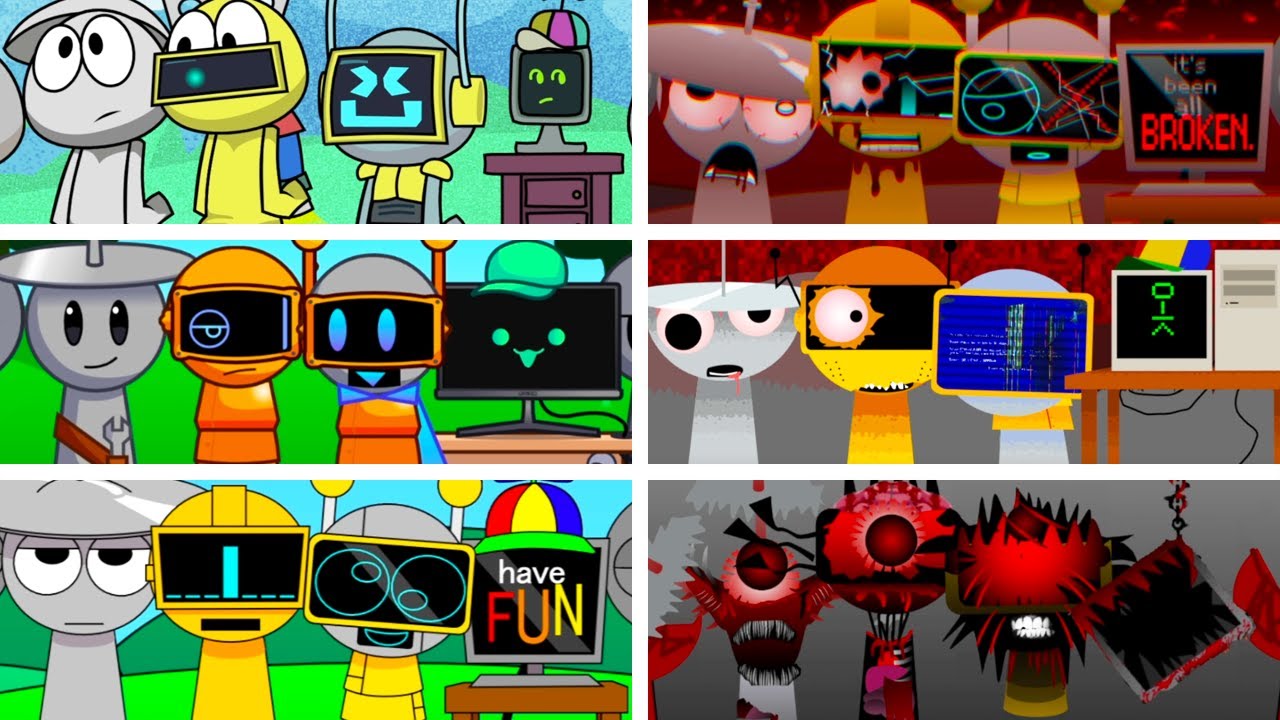 Incredibox Sprunki but CLUKR & GARNOLD and THEIR INVENTIONS in ALL Different Mods