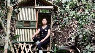 Build a survival shelter in the forest | Yến survival