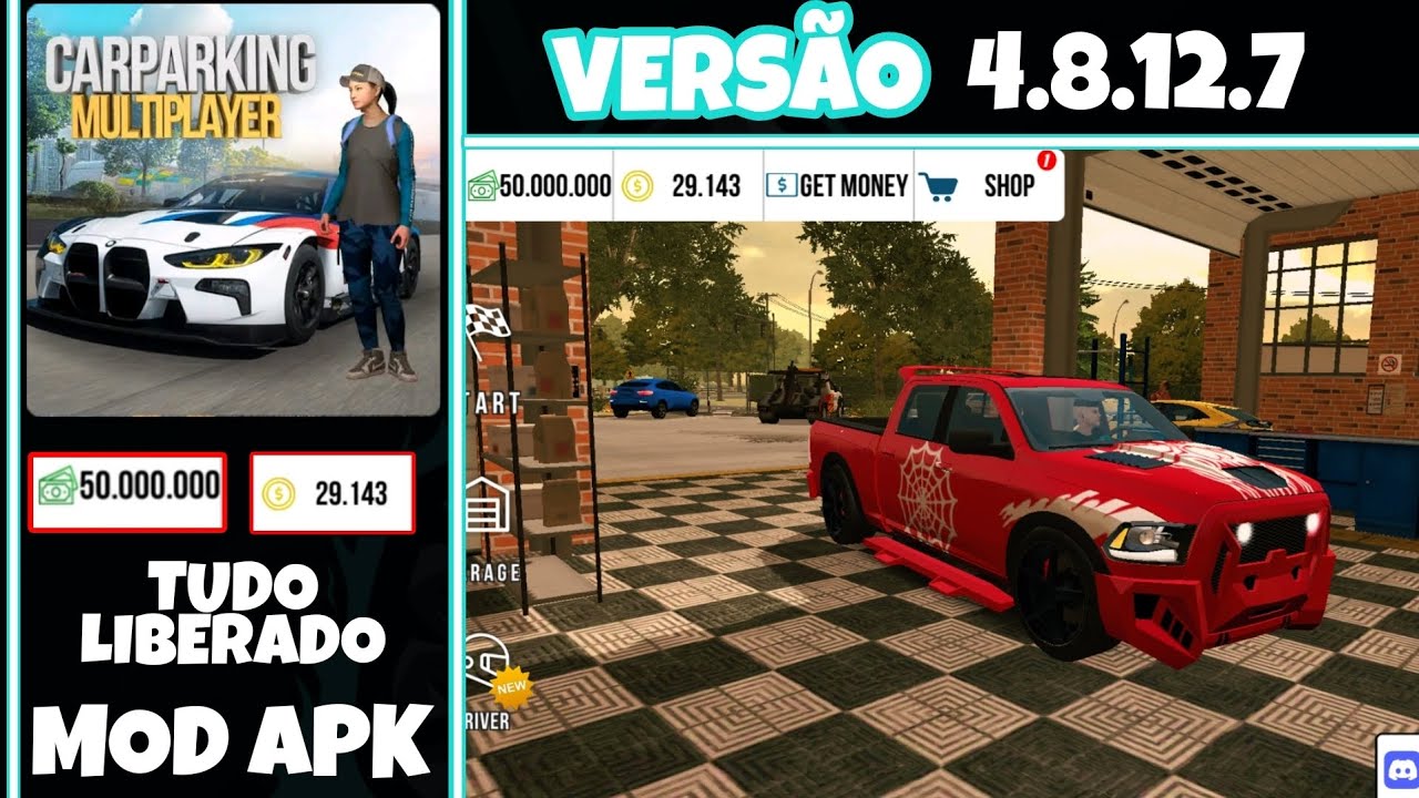 CAR PARKING MULTIPLAYER APK MOD DINHEIRO INFINITO VERSÃO 4.8.8.9 ATUALIZADO  2022 