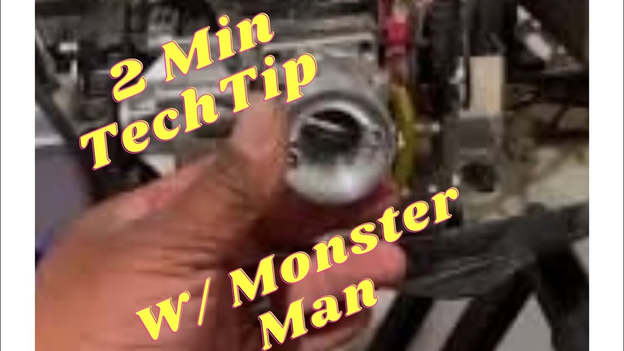TTT. Two minute Tech Tip with Monster WJ71 carb