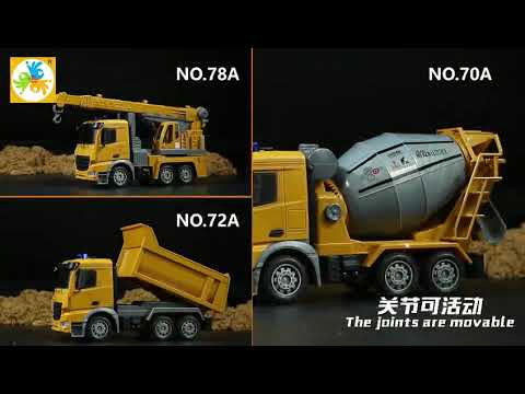 xe trộn bê tông điều khiển