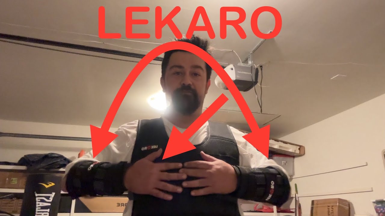 Testing out the complete LEKARO weighted vest bundle from Amazon!