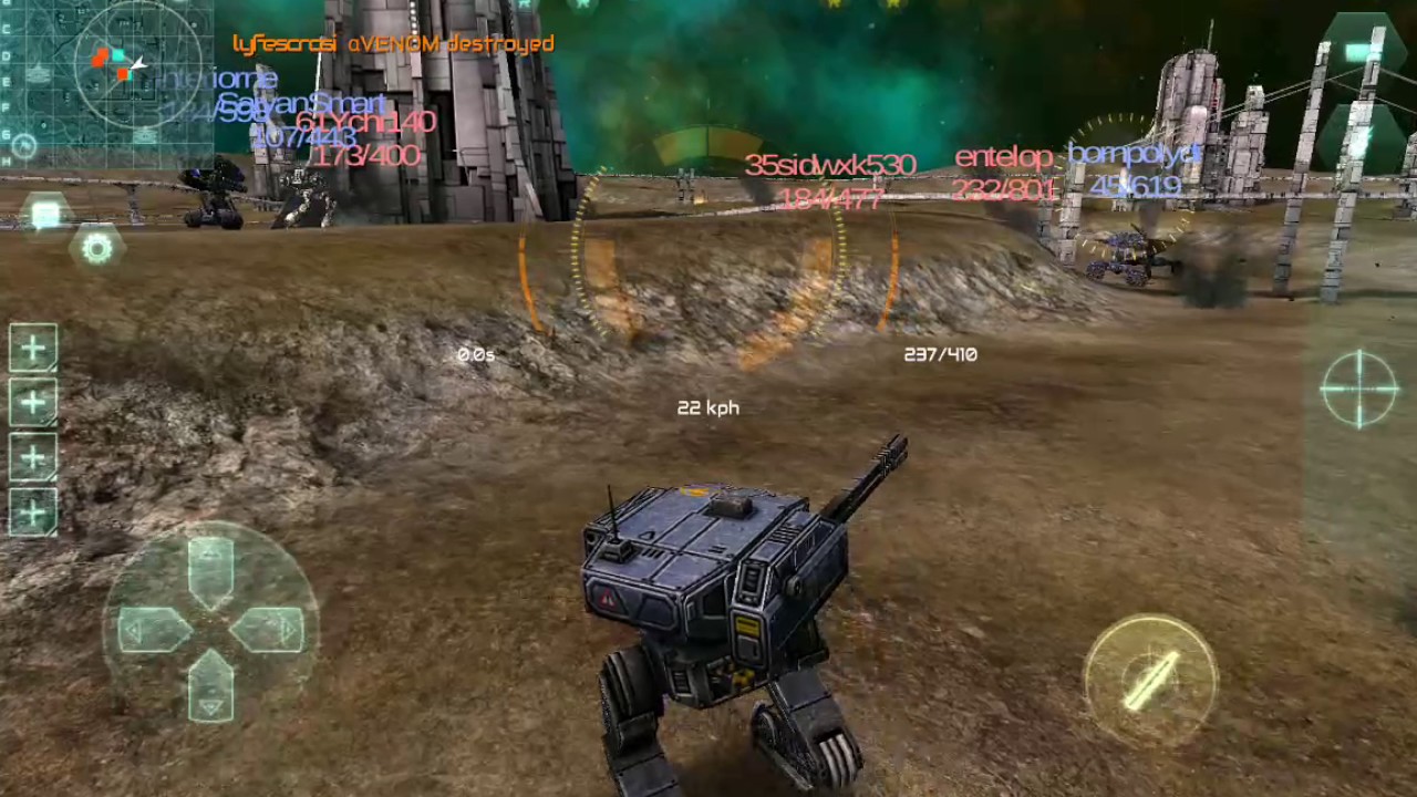 ROBOKRIEG gameplay with HYDRA