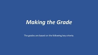 ASCE Report Card Criteria