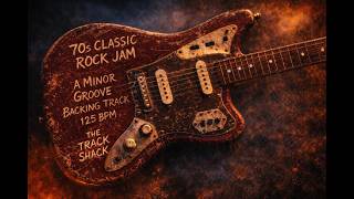 70s Classic Rock Guitar Practice Jam in A Minor – 125 BPM Backing Track 2