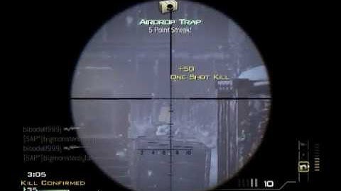 MW3 Sniper Gameplay-Tactical Insertion Tips