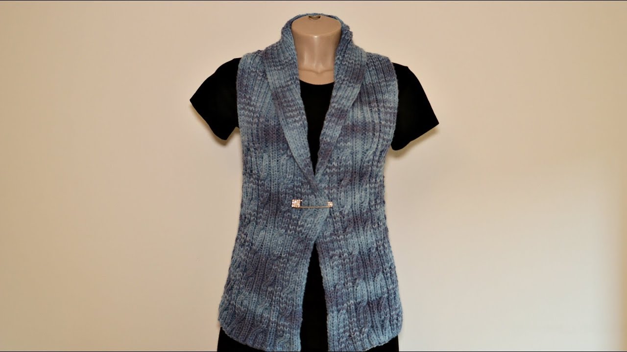 Colete Alice em tricô