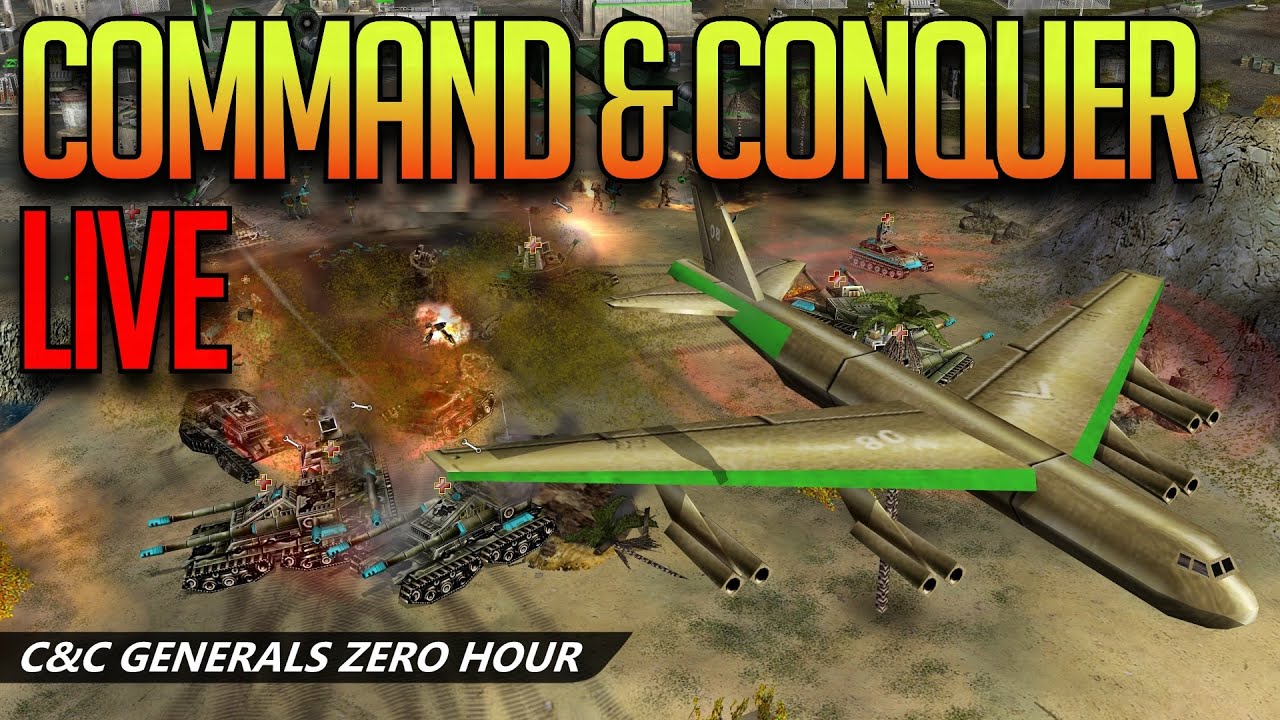 LIVE COMMAND & CONQUER GENERALS ZERO HOUR MULTIPLAYER YouTube
