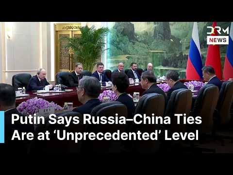 Video FULL MEETING: Putin Tells Xi Jinping Russia–China Relations Have Reached Unprecedented Level |AC1Z