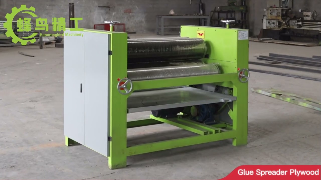 Plywood Glue Spreader machine automates efficient operation process｜Hummingbird Machinery