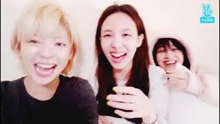 [Eng Sub] 2017-03-28 굿나잇 원스 | The chaotic vlive of Twice nayeon, jeongyeon and jihyo (3mix)