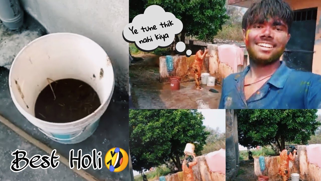 Holi Celebration❤️ || Gobar Se Kheli Holi😅🤣 || Journey together ! 