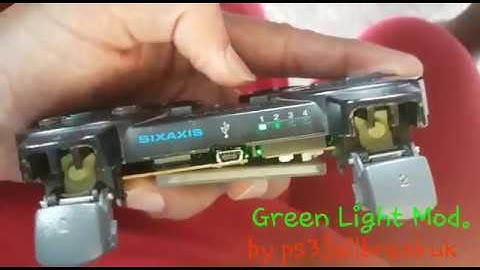 PS3 Controller Green LED Mod