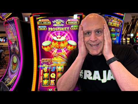 MY LARGEST JACKPOT EVER PLAYING DANCING DRUMS TOWER!