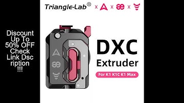 Trianglelab&Phaetus DXC Extruder Without Motor Extrusion Mechanism Kit For CREALITY K1 K1C K1 Max 3D