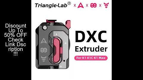 Trianglelab&Phaetus DXC Extruder Without Motor Extrusion Mechanism Kit For CREALITY K1 K1C K1 Max 3D