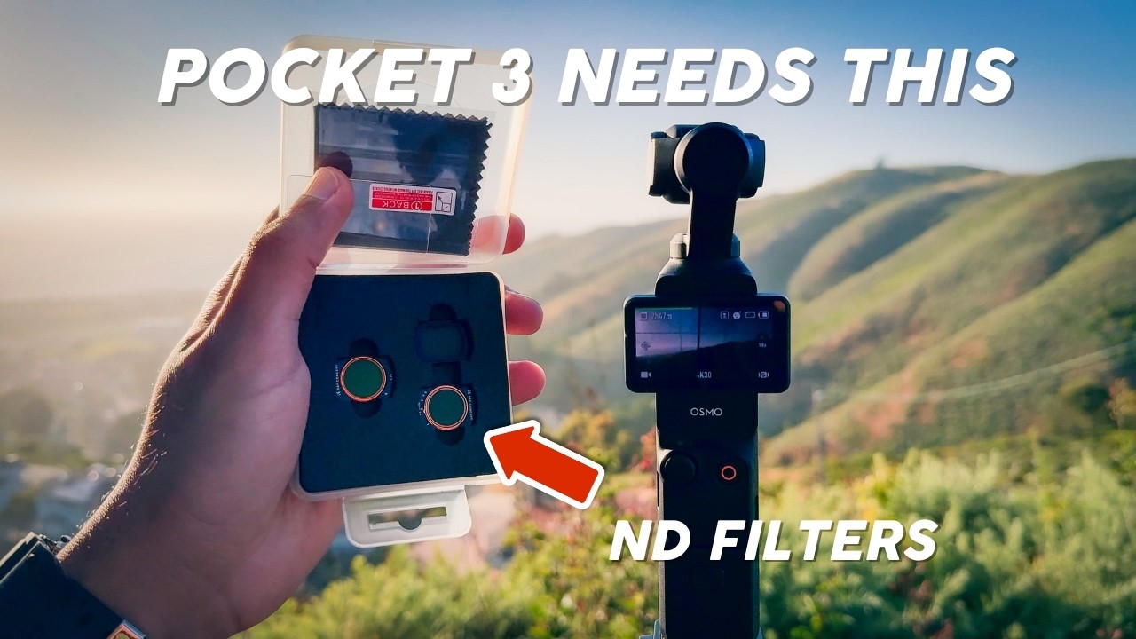DJI Osmo Pocket 3 ND Filters Tested — Variable ND and Black Pro Mist