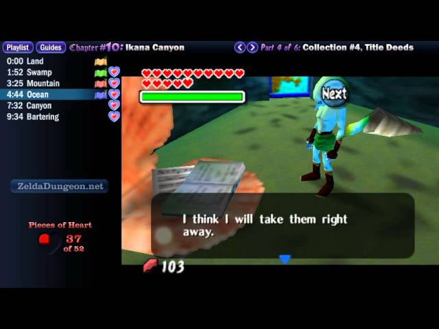 Legend of Zelda Majora's Mask Walkthrough 10 (4/6) "Ikana Canyon: Title Deeds"