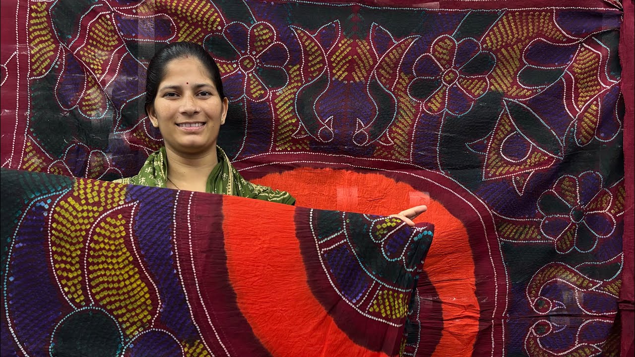 Rakhi special पिला पोमचा चुनरी 