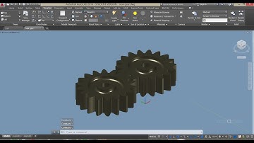 A 3D SPUR GEAR TUTORIAL IN AUTOCAD 2016