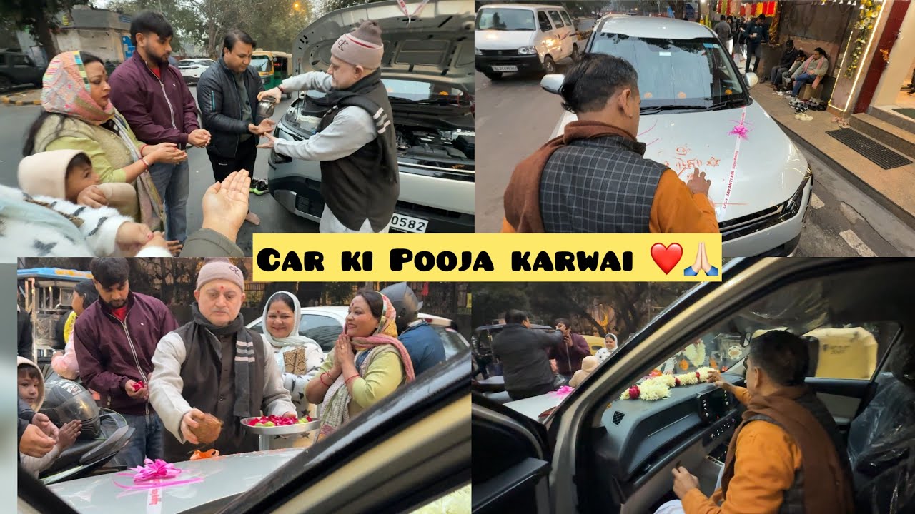 NEW GADDI KI POOJA KARWAI MANDIR PAR ❤️🙏🏻🧿