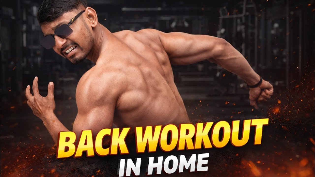 Back Workout in Home for Beginners | Strong Back Fast || Amit Bodybuilder01|| 
