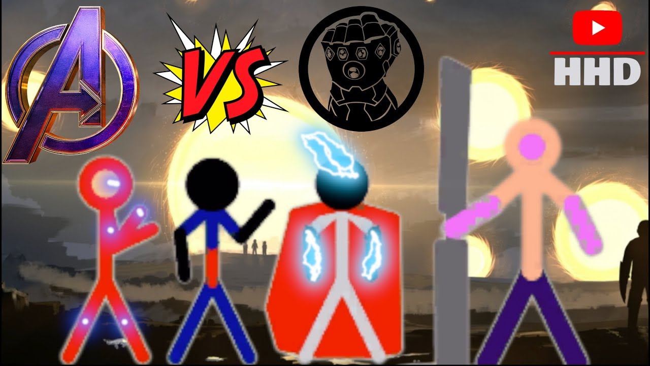 Avengers VS Thanos  Stickman Animation
