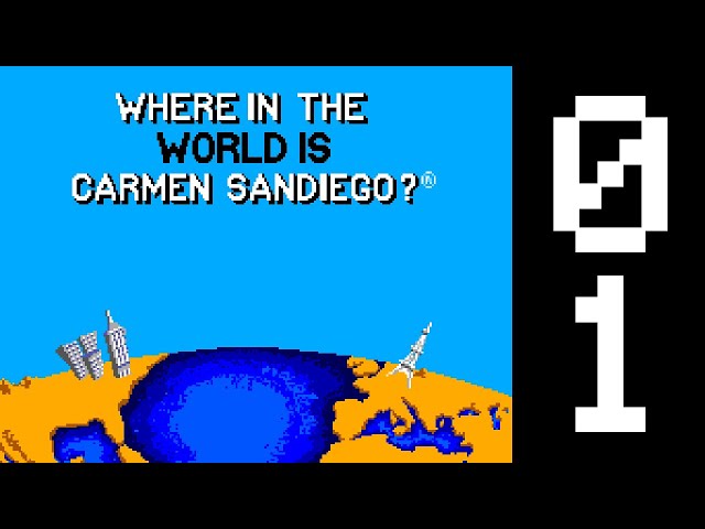 Carmen Sandiego - Sega Master System - Jeu Complet (Boîte, Notice) - Très Bon État