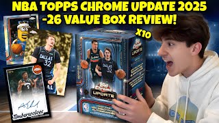 HUGE COOPER! NBA Topps Chome Update 2025-26 Value Box Review! 