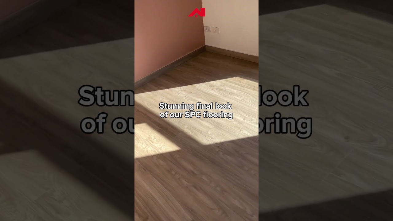 SPC flooring | Durable | DIY | Click and lock system #viral #shorts