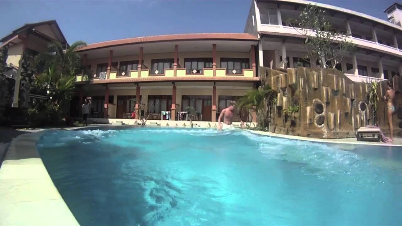 Skim Board Across The Pool Youtube