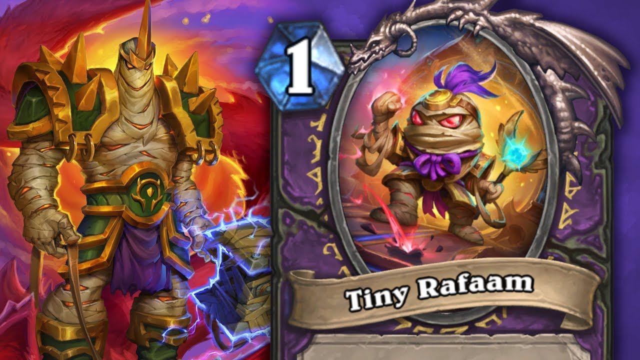 They buffed Rafaam so I played it in my Hearthstone deck