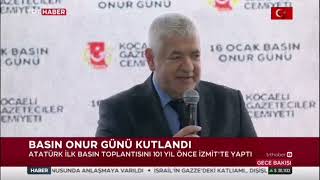 16 Ocak Basın Onur Gunu 2024 Kocaeli Gazeteciler Cemiyeti