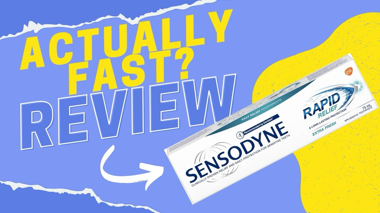 Sensodyne Rapid Relief Toothpaste - My Honest Review