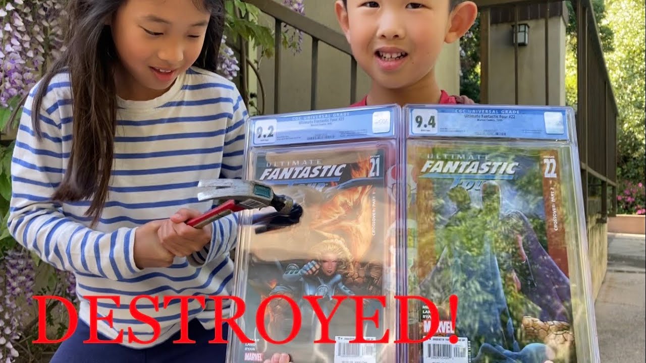 CGC 9.4 & 9.2 Our First Slabbed Comic Books - Which We DESTROY!