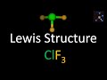Lewis Structure of ClF3 (Chlorine trifluoride)