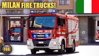 [Italy] Milan Fire Department Responding + Station Tour!