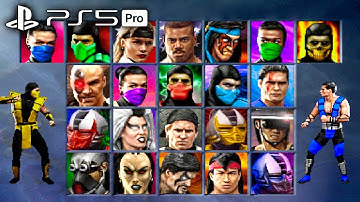 Ultimate Mortal Kombat 3 Gameplay All Characters (Legacy Kollection)