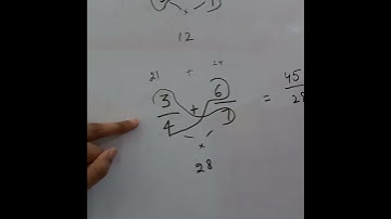 Solve Fractions FAST with the Butterfly Method #maths #fractions #mathmagics1c