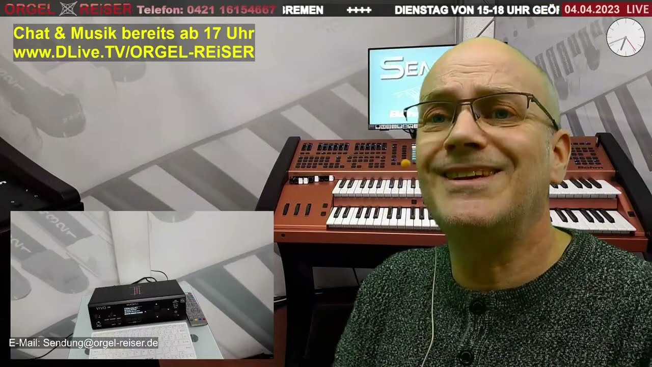 ORGELSTUDIO  - Livestream 4.04.2023 ORGEL-REiSER