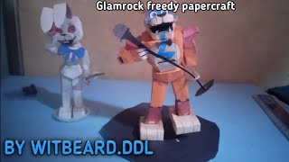 Glamrock Freddy papercraft | By WITBEARD.DLL |stop motion video