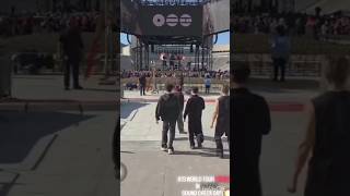 world tour arrirang D-1sound check EI PASO #bts #vkookcute #btsvlog