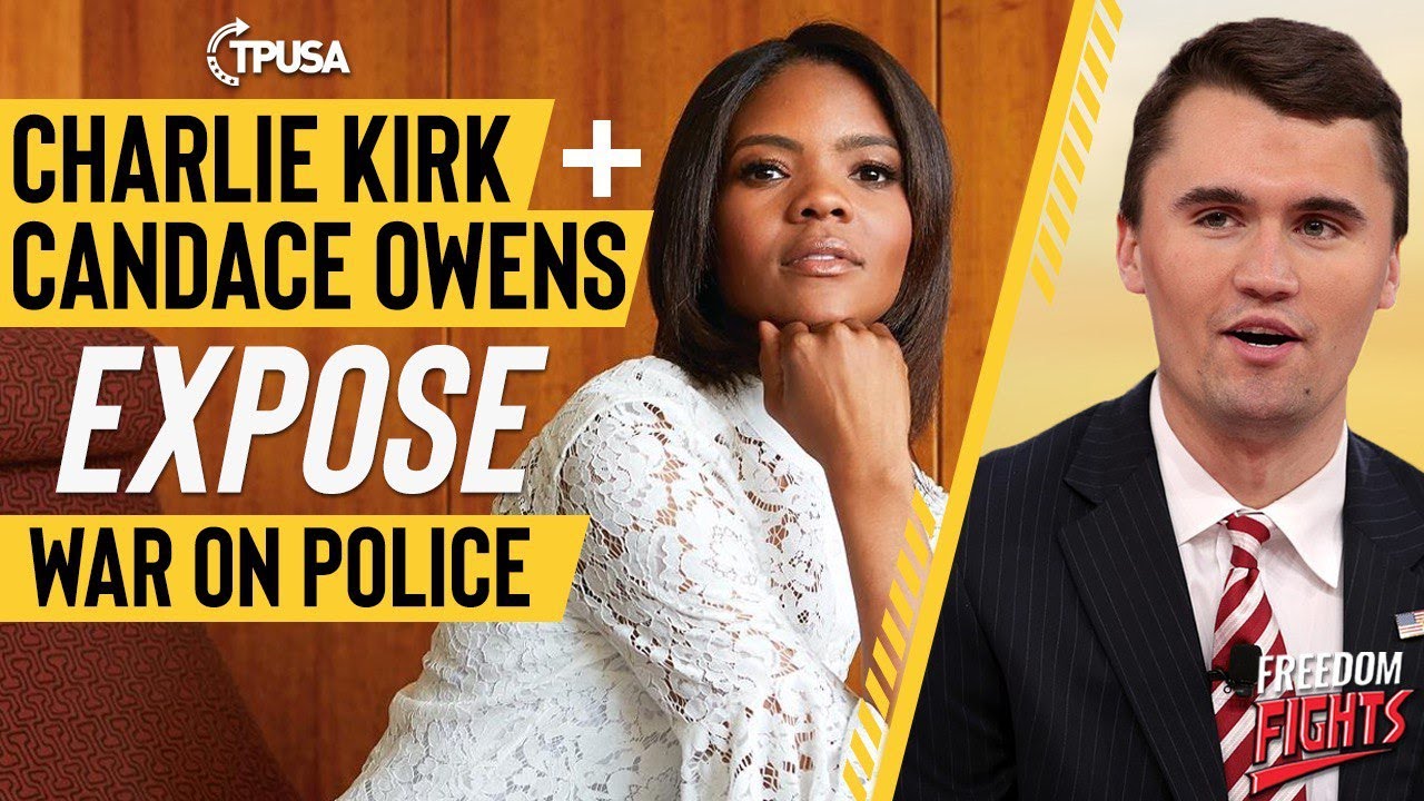 Candace Owens & Charlie Kirk Breaks Down Media Manipulation and the Real Statistics Behind Police Shootings in America