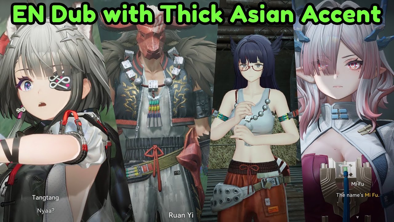 Персонажи Улин из Эндфилда в английской озвучке имеют характерный китайский акцент.