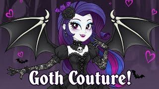 Equestria Girls Rarity's Goth Couture Fan Video AI Generated