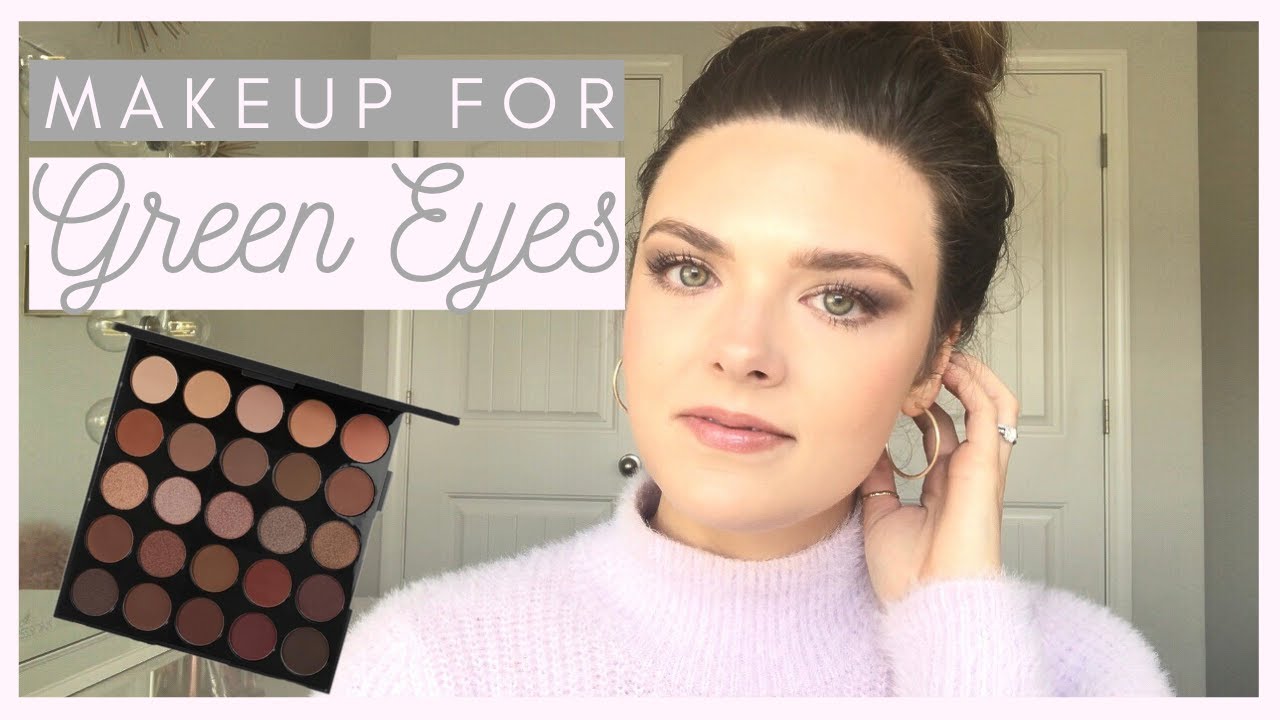 Makeup for Green Eyes Tutorial ft Morphe 25B Bronzed Mocha Palette // 12 Days of Palettes Day 4