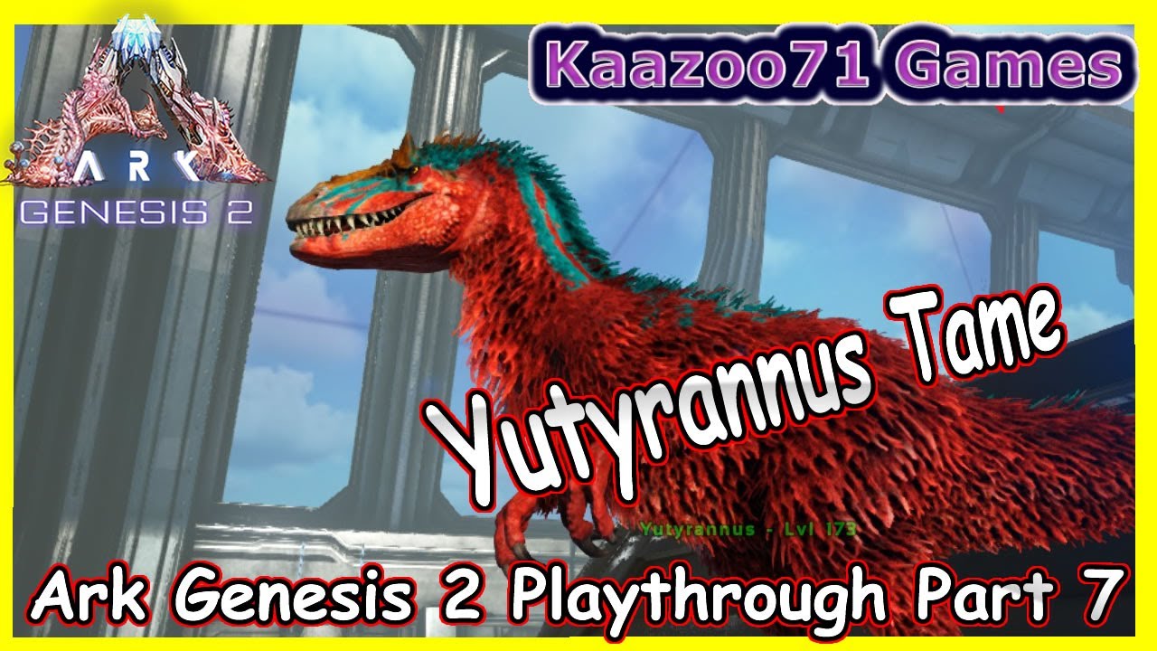 Ark Genesis 2 How to Tame a Yutyrannus In Tek Suit 💥 Playthrough Part 7 YouTube