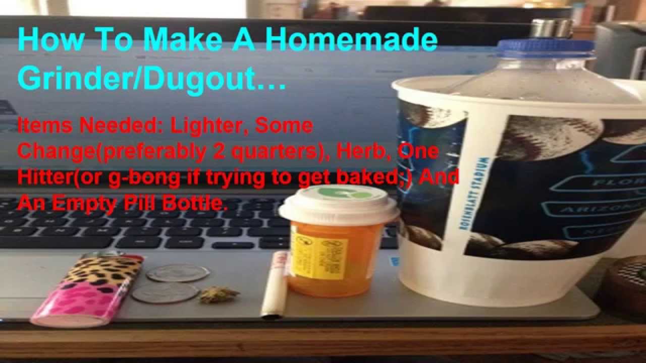 TutorialHow To Make A Homemade Grinder/Dugout/Lighter Holder EASY